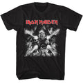 Iron Maiden - Tailgunner - American Classics - Solid Black Adult Short Sleeve T-Shirt