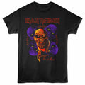 Iron Maiden - Piece Of Mind - Front Print Adult Short Sleeve Solid T-Shirt - Black