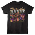 Macho Man - Collage - Adult Unisex Short Sleeve T-Shirt - Black