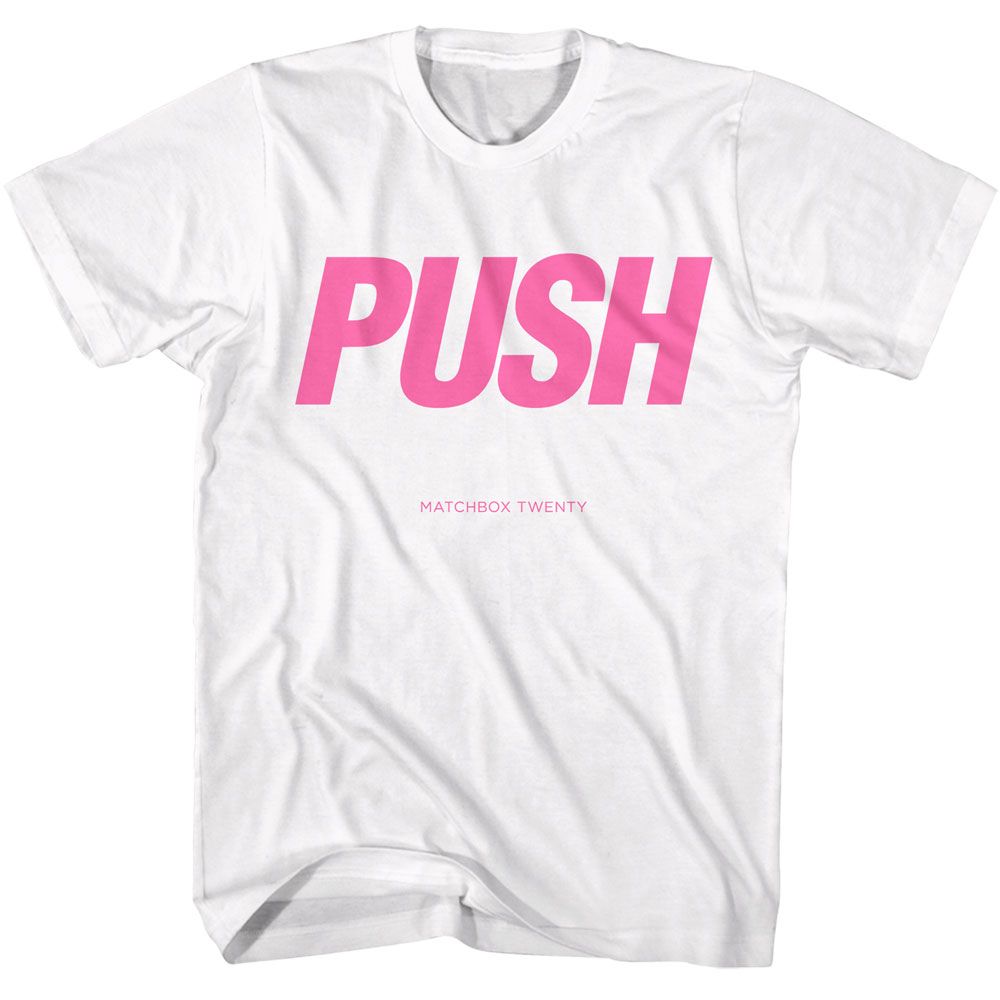 Matchbox Twenty - Push - American Classics - Solid White Adult Short Sleeve T-Shirt