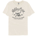 Motley Crue - Bad Boys 1981 - American Classics - Solid Beige Adult Short Sleeve Comfort Color T-Shirt