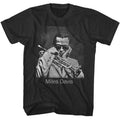Miles Davis - Round About Midnight Photo - American Classics - Gray Front Print Adult Short Sleeve T-Shirt