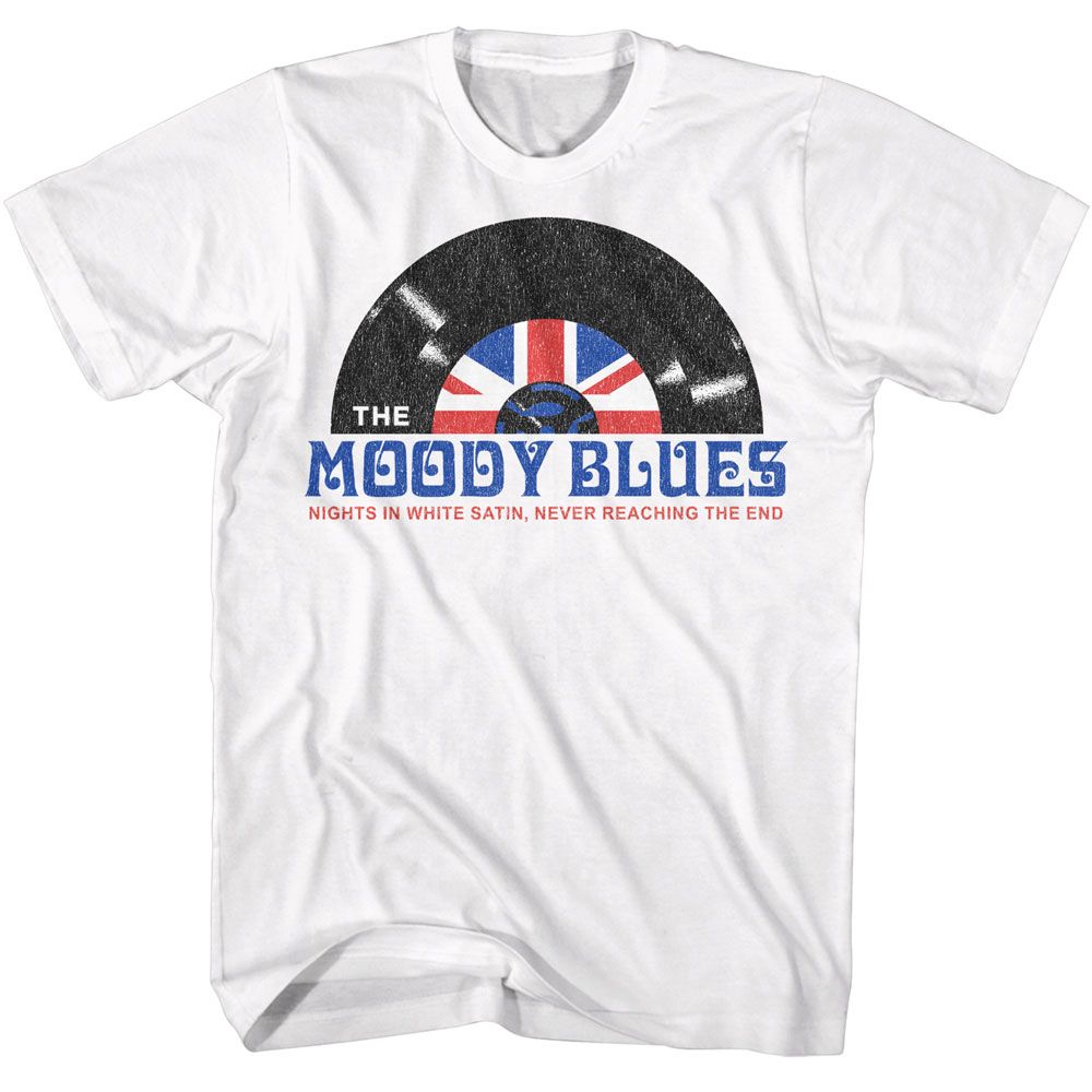 Moody Blues - Nights In White Satin - American Classics - Solid White Adult Short Sleeve T-Shirt