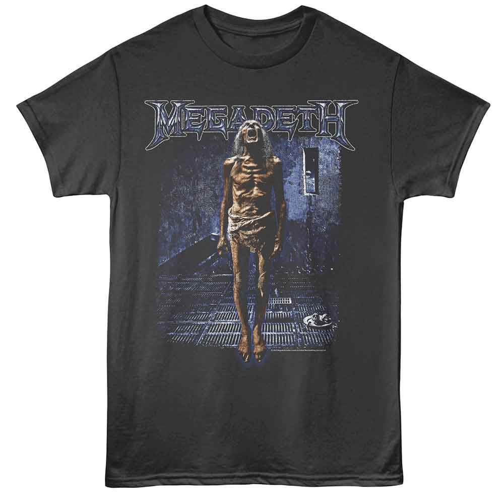 Megadeth - Countdown to Extinction Album Art - Gray Front Print Solid Adult Unisex Short Sleeve T-Shirt