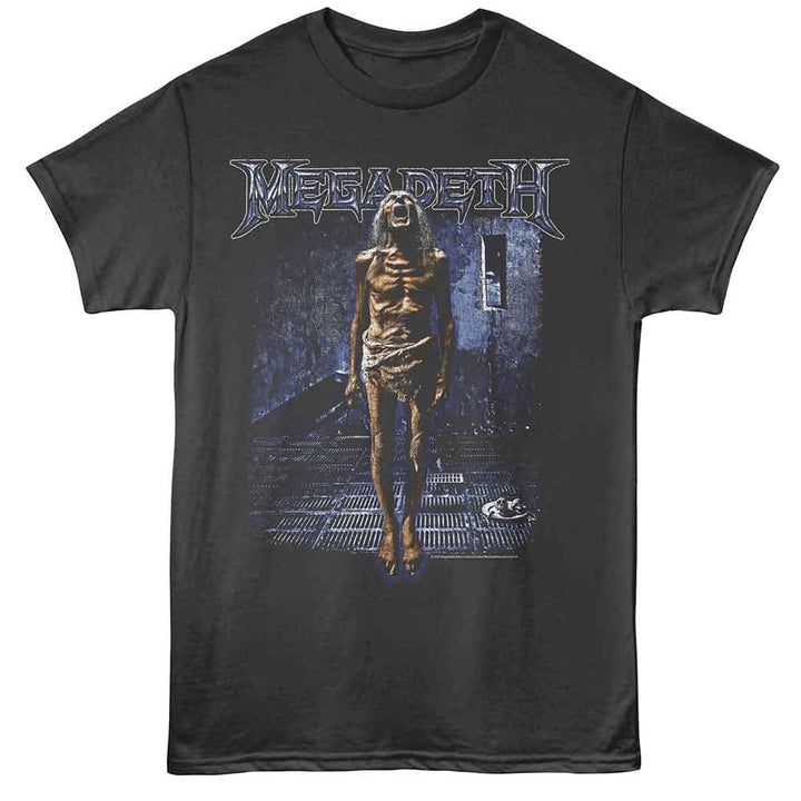 Megadeth - Countdown to Extinction Album Art - Gray Front Print Solid Adult Unisex Short Sleeve T-Shirt