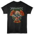 Megadeth - Vic And Radioactive Symbol - Black Front Print Solid Adult Unisex Short Sleeve T-Shirt