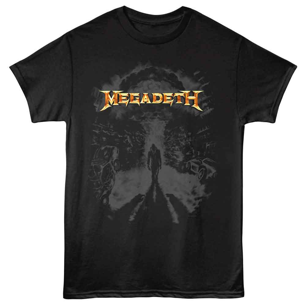 Megadeth - Atomic - Solid Adult Unisex Short Sleeve T-Shirt - Black