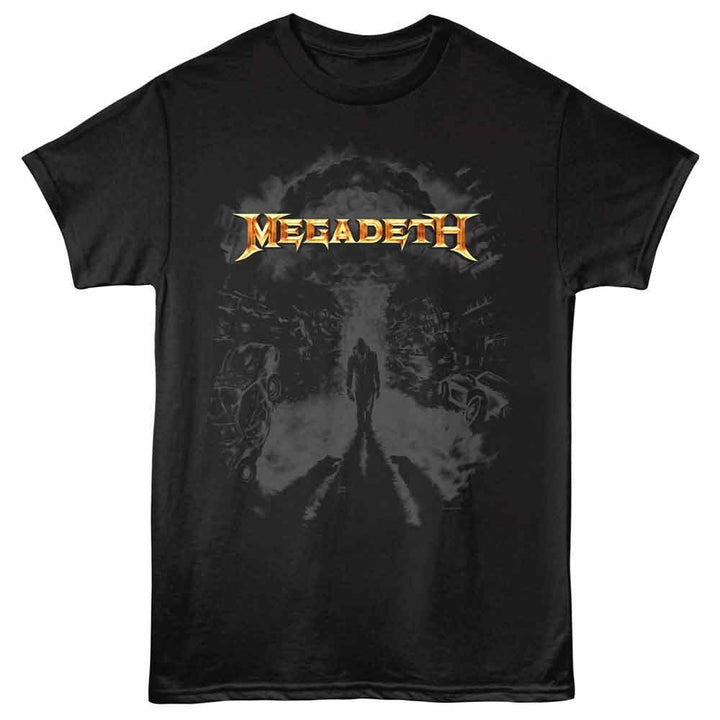 Megadeth - Atomic - Solid Adult Unisex Short Sleeve T-Shirt - Black