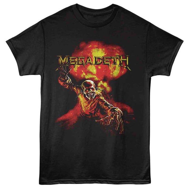 Megadeth - Nuclear - Black Front Print Solid Adult Unisex Short Sleeve T-Shirt