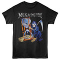 Megadeth - Hourglass - Black Front Print Solid Adult Unisex Short Sleeve T-Shirt