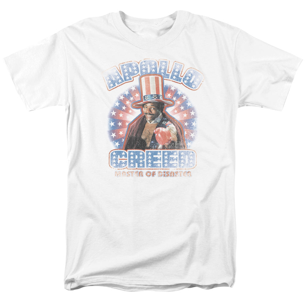 Rocky - Apollo Creed - Adult Unisex Short Sleeve T-Shirt - White