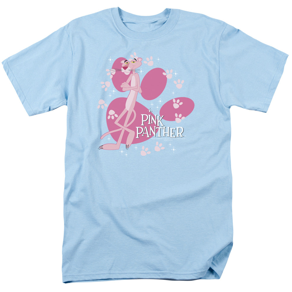 Pink Panther - Walk All Over - Adult Unisex Short Sleeve T-Shirt - Blue