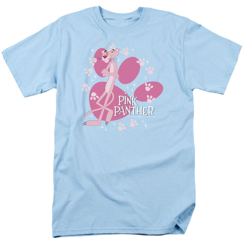 Pink Panther - Walk All Over - Adult Unisex Short Sleeve T-Shirt - Blue