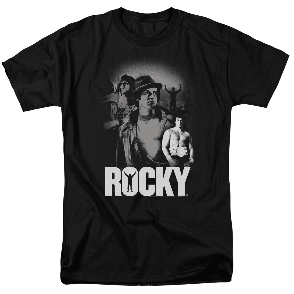 Rocky - Making Of A Champ - Adult Unisex Short Sleeve T-Shirt - Black