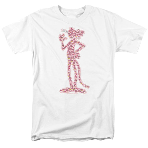 Pink Panther - Heads - Adult Unisex Short Sleeve T-Shirt - White