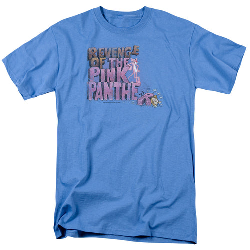 Pink Panther - Revenge - Adult Unisex Short Sleeve T-Shirt - Blue