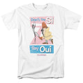 Pink Panther - Say Oui - Adult Unisex Short Sleeve T-Shirt - White