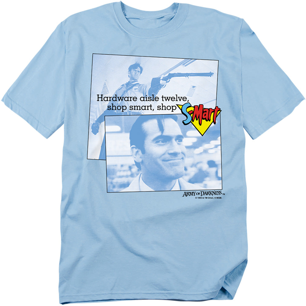 Army Of Darkness - Shop S Mart - Adult Unisex Short Sleeve T-Shirt - Blue