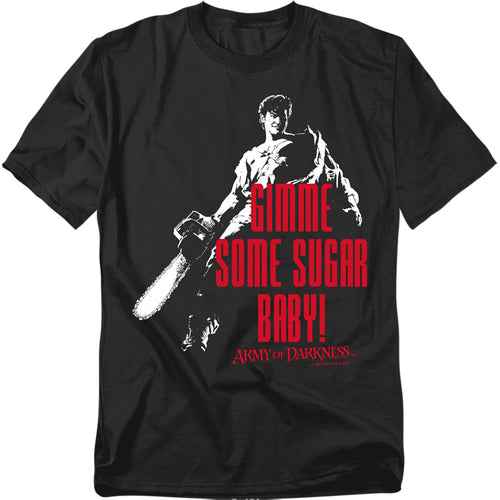 Army Of Darkness - Sugar - Adult Unisex Short Sleeve T-Shirt - Black