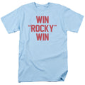 Rocky - Win Rocky Win - Adult Unisex Short Sleeve T-Shirt - Blue