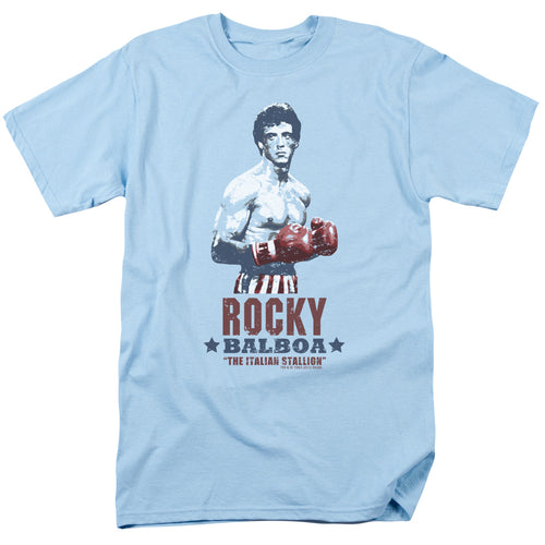 Rocky - Balboa - Adult Unisex Short Sleeve T-Shirt - Blue