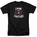 Pink Panther - Head - Adult Unisex Short Sleeve T-Shirt - Black