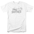 Pink Panther - Sketch Logo - Adult Unisex Short Sleeve T-Shirt - White