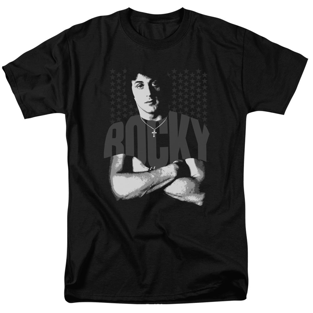Rocky - Shirt - Adult Unisex Short Sleeve T-Shirt - Black