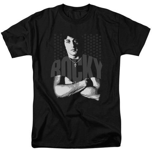 Rocky - Shirt - Adult Unisex Short Sleeve T-Shirt - Black