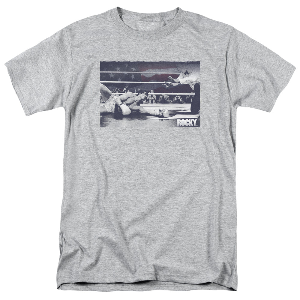 Rocky - American Will - Adult Unisex Short Sleeve T-Shirt - Gray