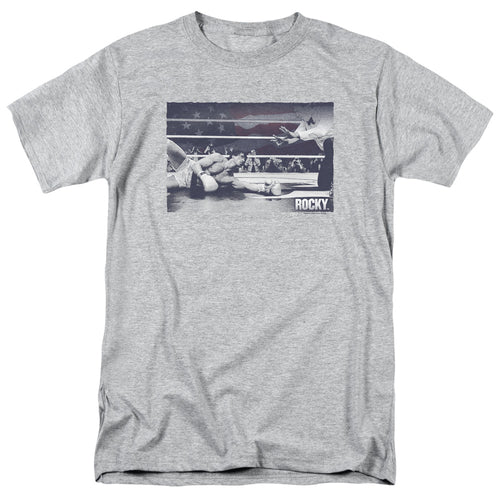Rocky - American Will - Adult Unisex Short Sleeve T-Shirt - Gray