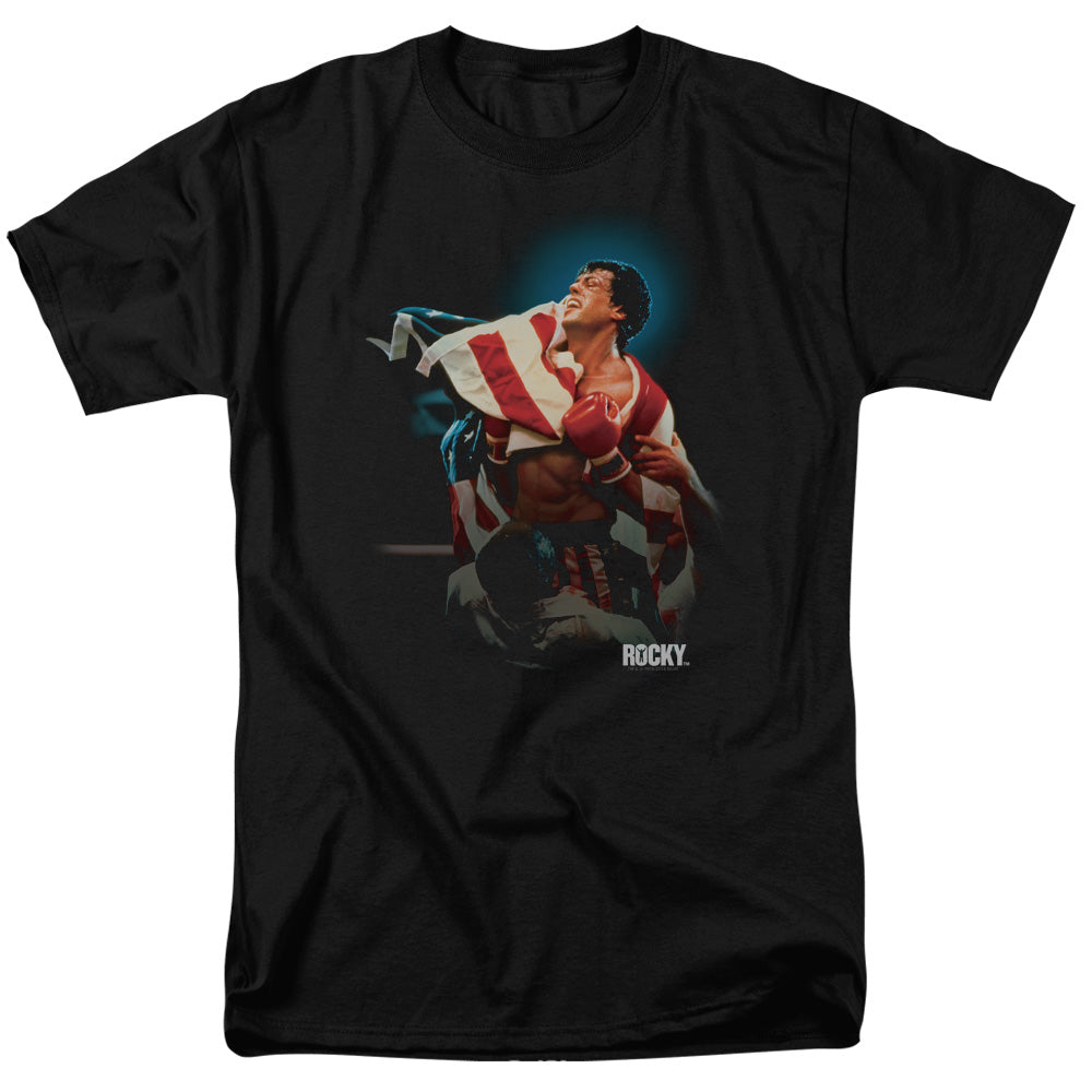 Rocky - Victory - Adult Unisex Short Sleeve T-Shirt - Black