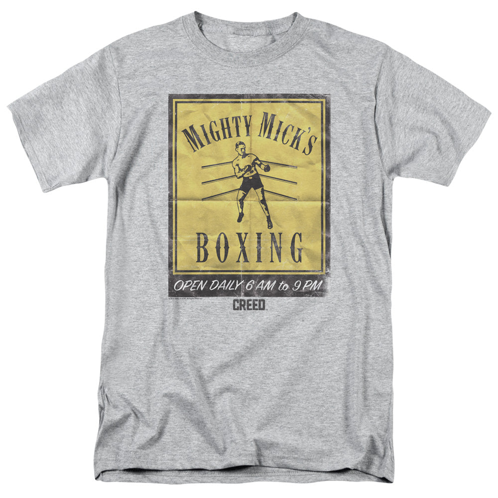 Creed - Micks Poster - Adult Unisex Short Sleeve T-Shirt - Gray