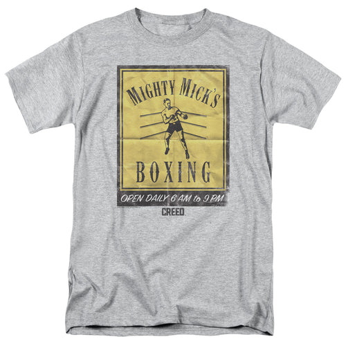Creed - Micks Poster - Adult Unisex Short Sleeve T-Shirt - Gray