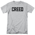 Creed - Cracked Logo - Adult Unisex Short Sleeve T-Shirt - Gray