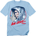 Fargo - Aw Jeez - Adult Unisex Short Sleeve T-Shirt - Blue