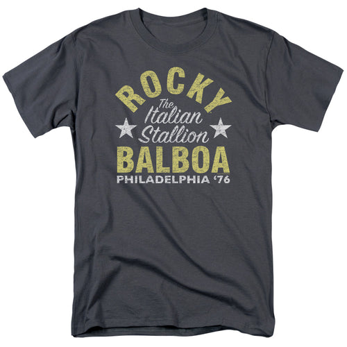 Rocky - Rocky Philly - Adult Unisex Short Sleeve T-Shirt - Gray