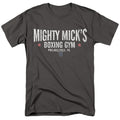 Rocky - Mighty Micks Boxing Gym - Adult Unisex Short Sleeve T-Shirt - Gray