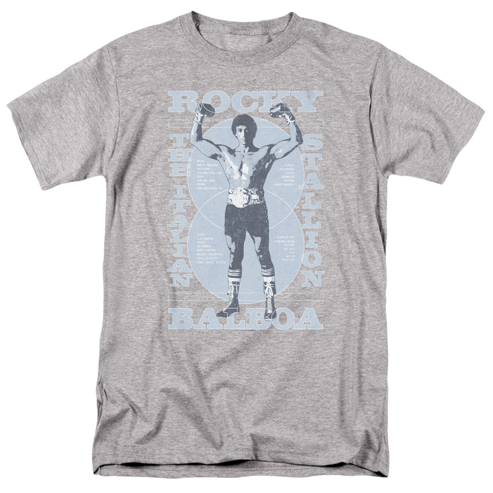 Rocky - Gun Show - Adult Unisex Short Sleeve T-Shirt - Gray