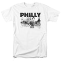Rocky - Philly - Adult Unisex Short Sleeve T-Shirt - White