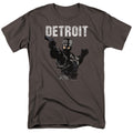 Robocop - Detroit - Adult Unisex Short Sleeve T-Shirt - Gray