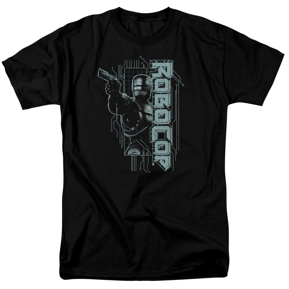 Robocop - Murphy Split - Adult Unisex Short Sleeve T-Shirt - Black