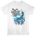 Monster Hunter - Kirin Electricity - Front Print Adult Short Sleeve Solid T-Shirt - White