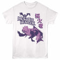 Monster Hunter - Sakura Fire Dragon - Adult Unisex Short Sleeve T-Shirt - White