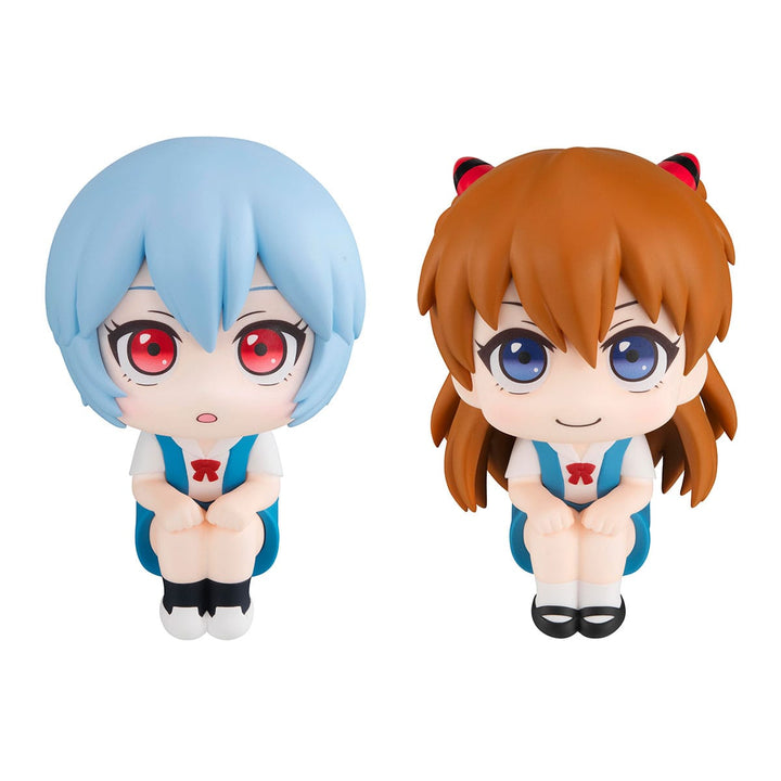 Megahouse Evangelion: 3.0+1.0 Thrice Upon a Time Rei Ayanami & Shikinami Asuka Langley Look Up Series Figure Set With Gift