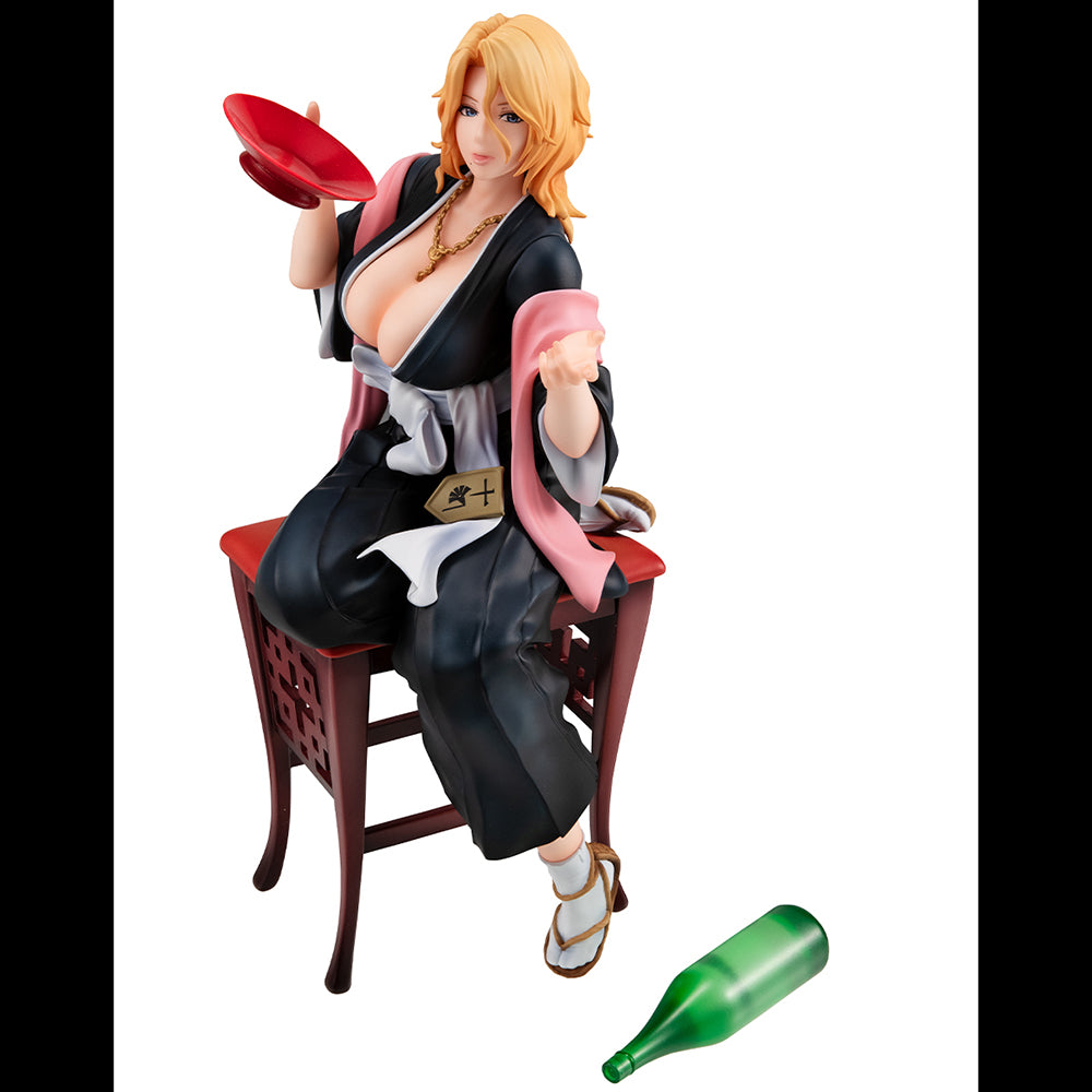 MegaHouse G.E.M.Series Bleach: Thousand-Year Blood War Rangiku Matsumoto Tipsy Ver. Figure