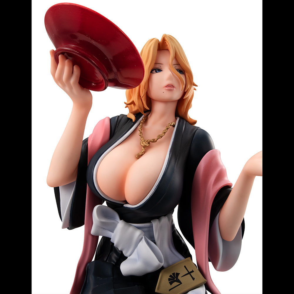 MegaHouse G.E.M.Series Bleach: Thousand-Year Blood War Rangiku Matsumoto Tipsy Ver. Figure