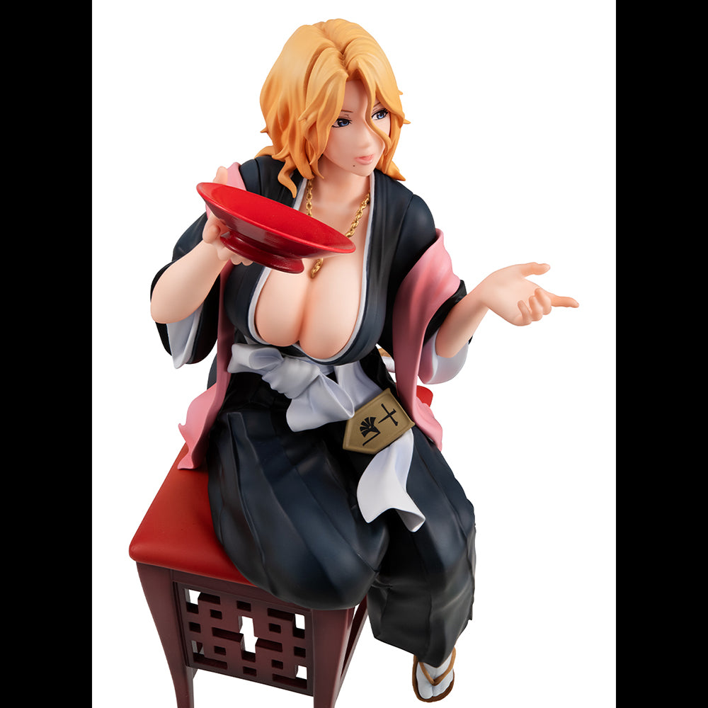 MegaHouse G.E.M.Series Bleach: Thousand-Year Blood War Rangiku Matsumoto Tipsy Ver. Figure