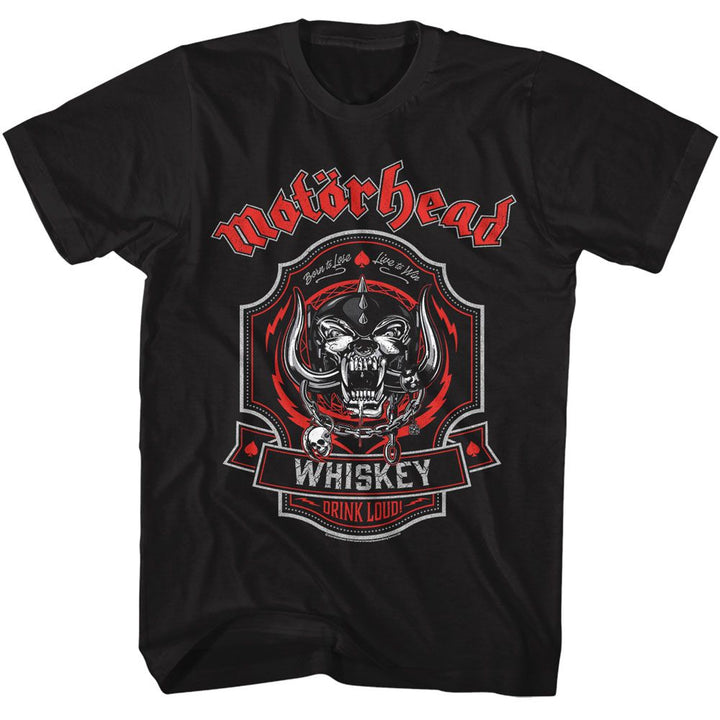 Motorhead - Drink Loud - American Classics Adult Short Sleeve T-Shirt