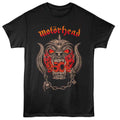 Motorhead - 50 - Front Print Adult Short Sleeve Solid T-Shirt - Black